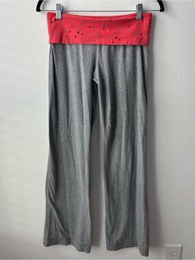 SO Gray Lounge Pants Fold-Over Waistband with stars